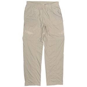 Columbia PFG Convertible Pants Mens M Beige Zip Off Omni Shade Hiking 32” Inseam